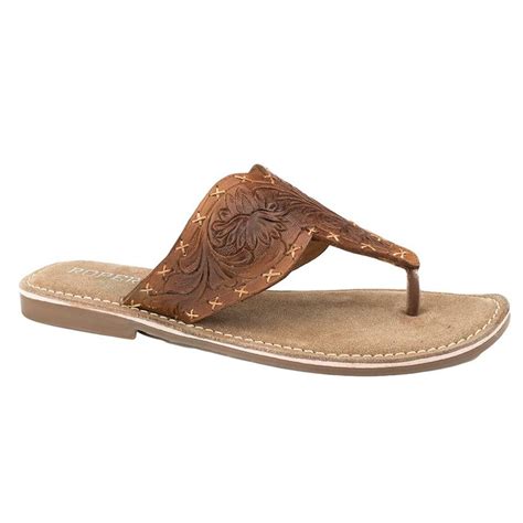 Shop Stylish Roper Tooled Leather Sandals – Limited Time Offer!
